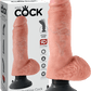 8" Vibrating Cock With Balls - Btantalized.com.au