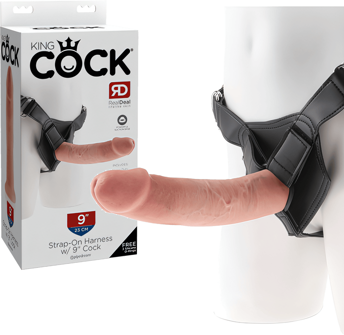 Strap On Harness With 9" Cock - Btantalized.com.au
