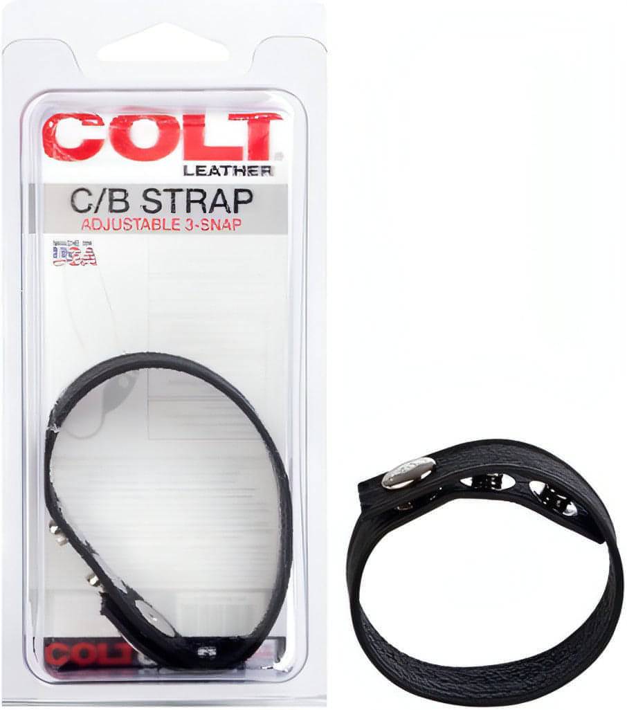Leather C/b Strap Adjustable 3-snap - Btantalized.com.au