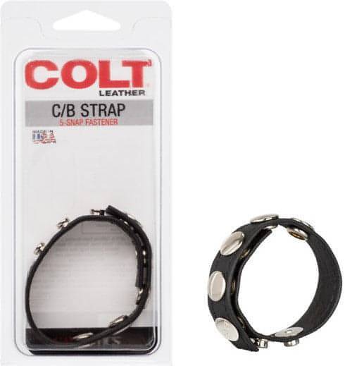 Leather C/b Strap 5-snap Fastener - Btantalized.com.au