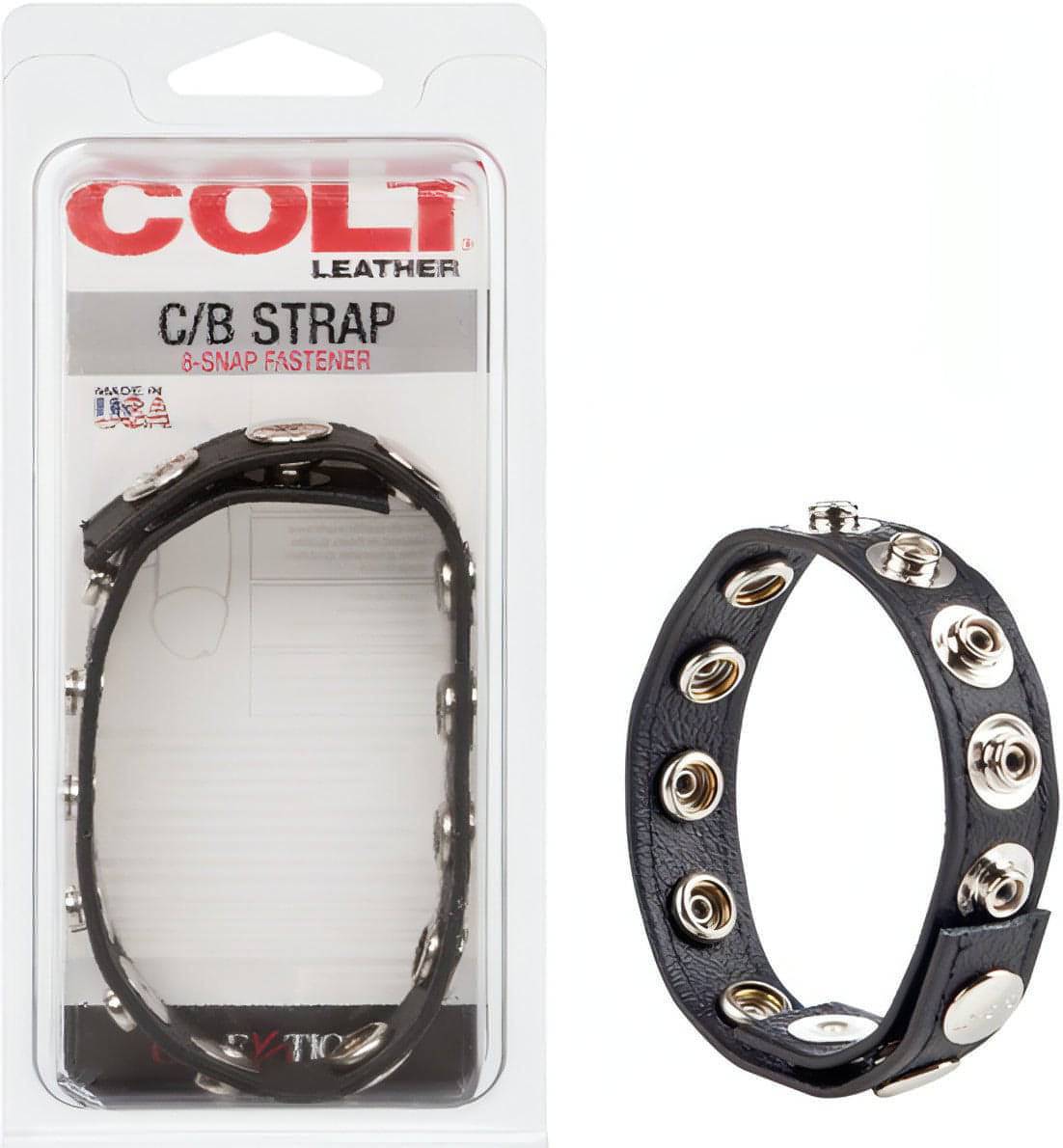 Leather C/b Strap 8-snap Fastener - Btantalized.com.au