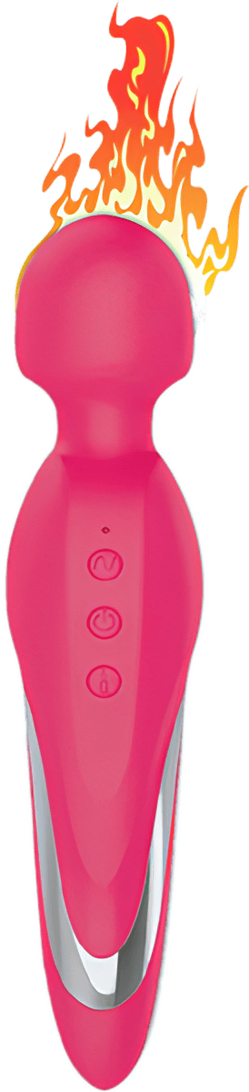 Rechargable Warming Body Wand  - Pink - Btantalized.com.au
