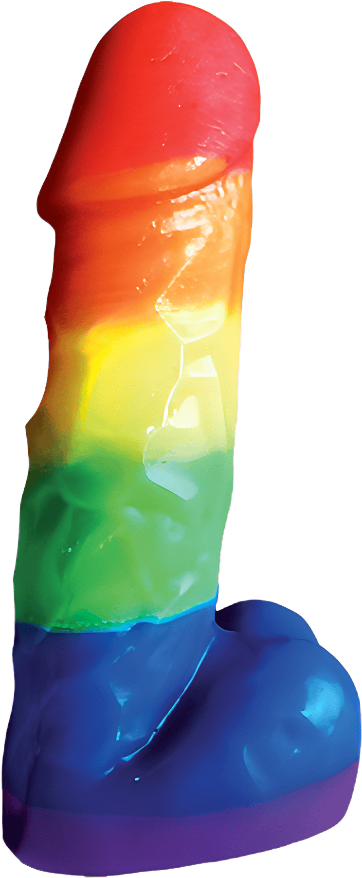 Rainbow Pecker Party Candle - Btantalized.com.au