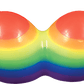 Rainbow Jumbow Boobie Candle - Btantalized.com.au