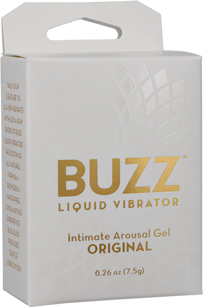 Original Liquid Vibrator - Intimate Arousal Gel - 0.26 Oz. - White, Gold - Btantalized.com.au