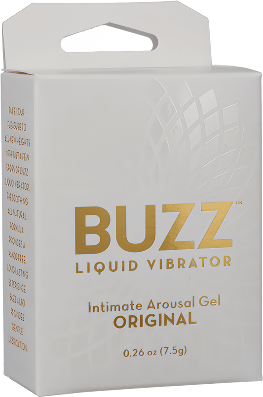 Original Liquid Vibrator - Intimate Arousal Gel - 0.26 Oz. - White, Gold - Btantalized.com.au