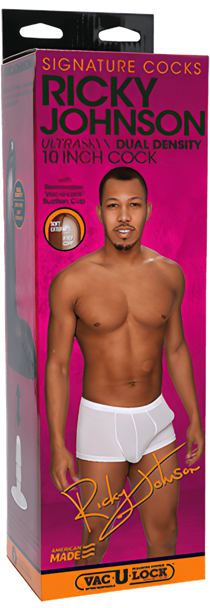 Ricky Johnson 10" Ultraskyn Cock With Removable Vac-u-lock Suction Cup - Btantalized.com.au