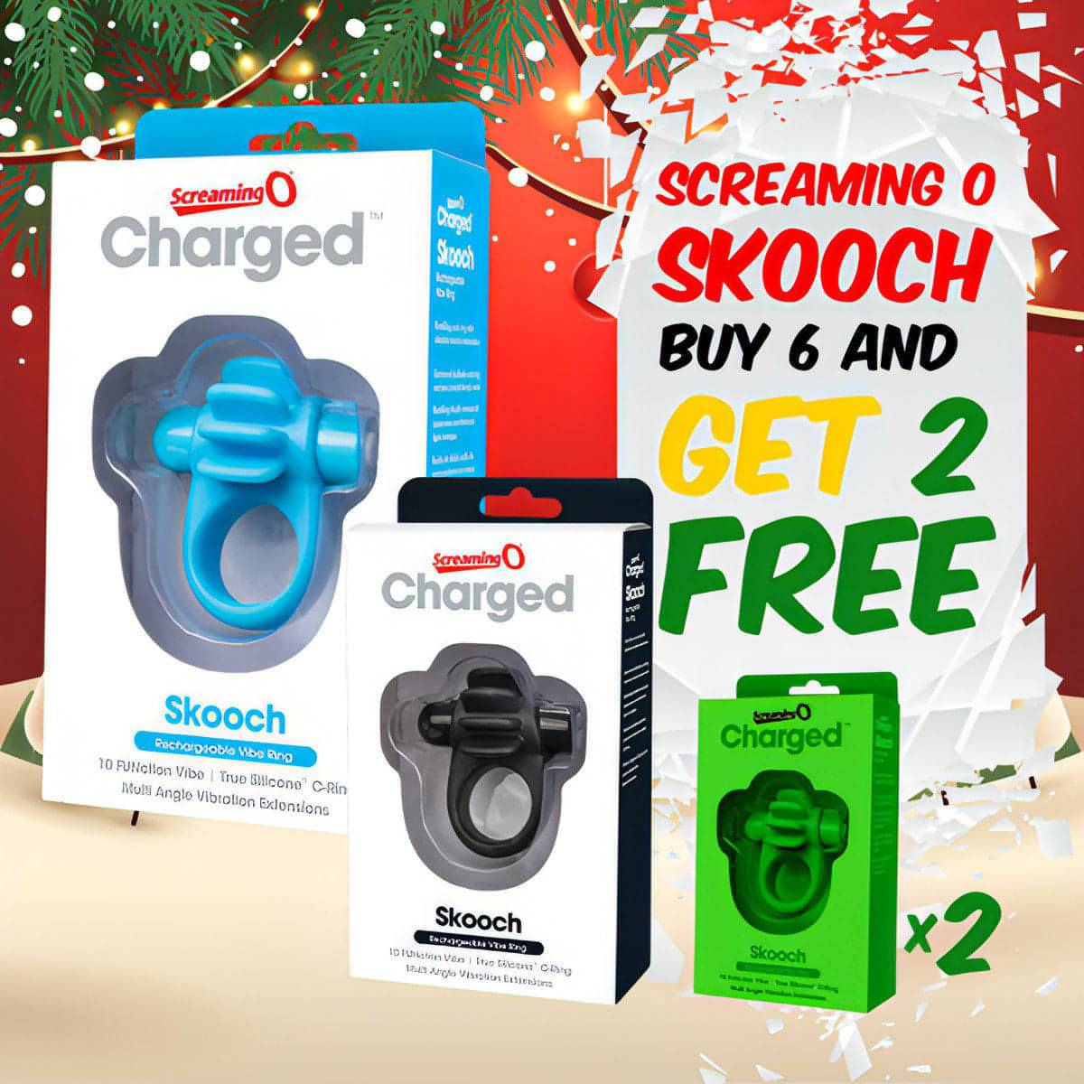 Assorted Skooch Ring - Btantalized.com.au