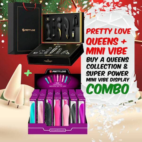 Mini Queen's Luxury Collection &amp; Super Power Mini Vib  Combo - Btantalized.com.au