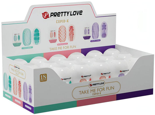 Cupid-X Eggs Masturbator Display - Btantalized.com.au