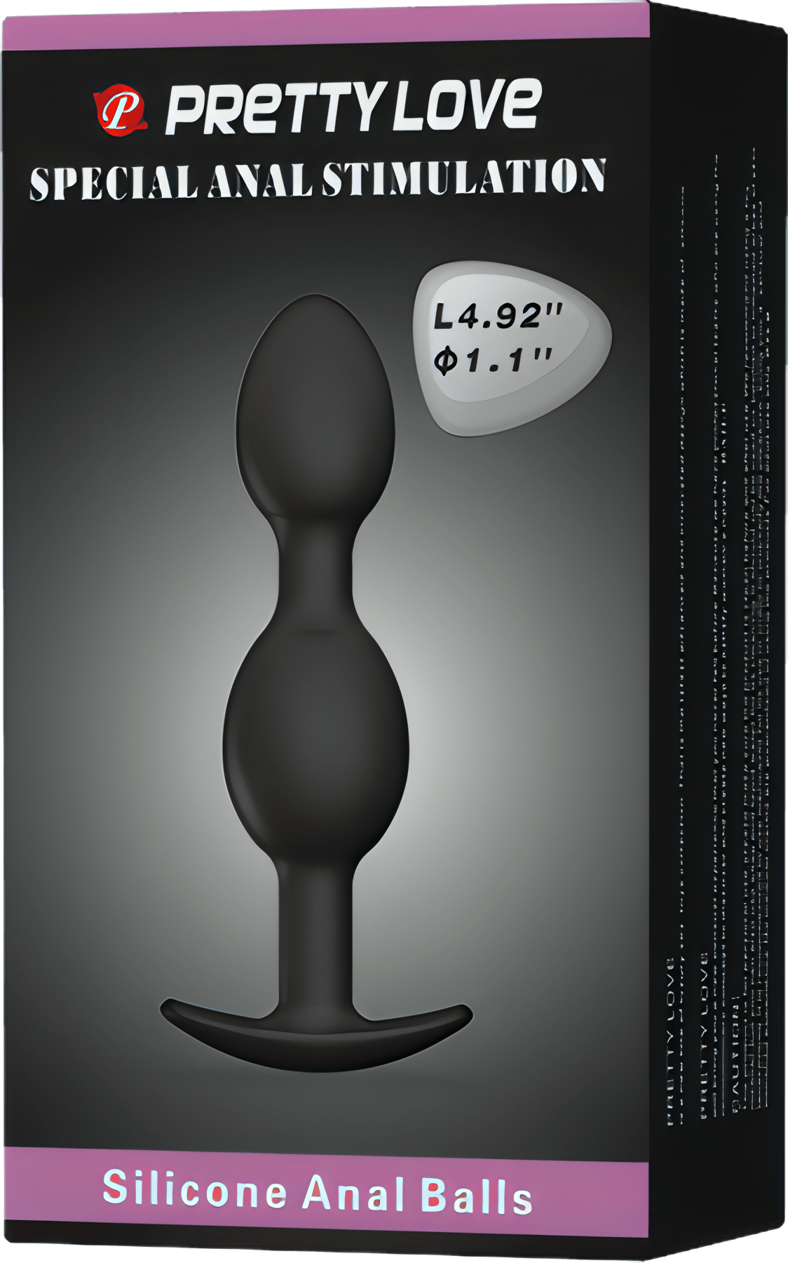 Silicone Anal Balls 4.92" - Btantalized.com.au