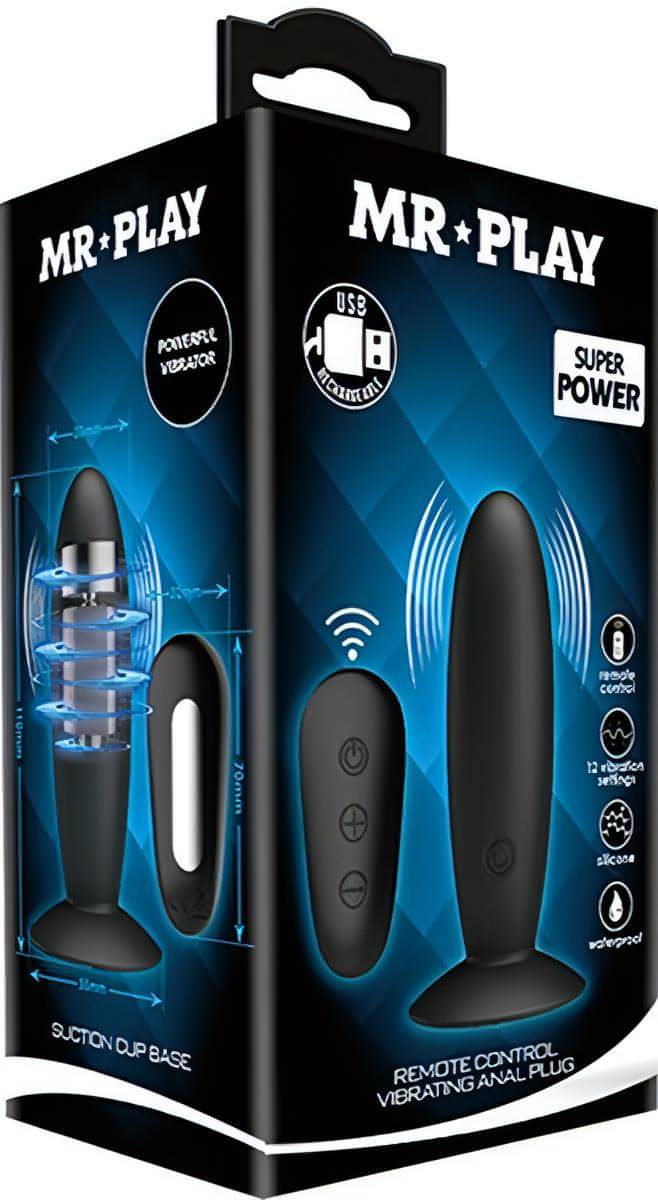 Remote Control Vibrating Anal Plug - Btantalized.com.au