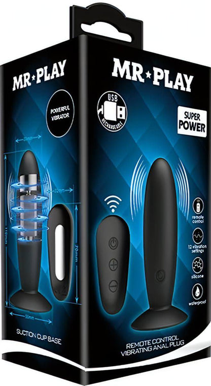 Remote Control Vibrating Anal Plug - Btantalized.com.au