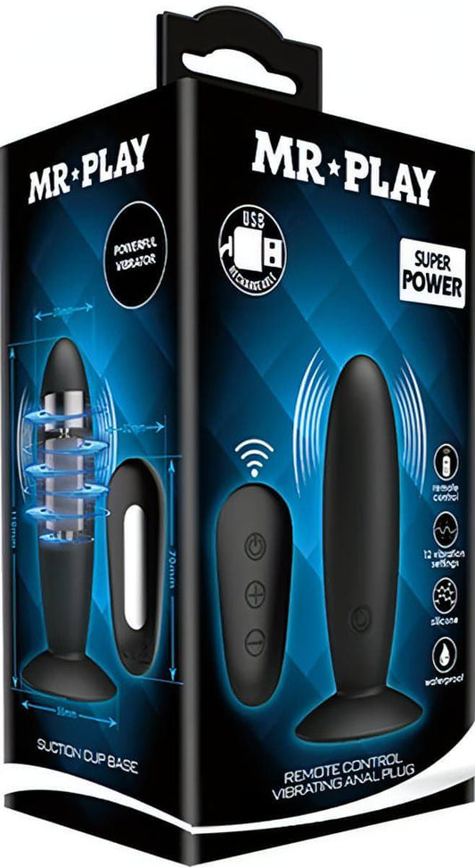 Remote Control Vibrating Anal Plug - Btantalized.com.au