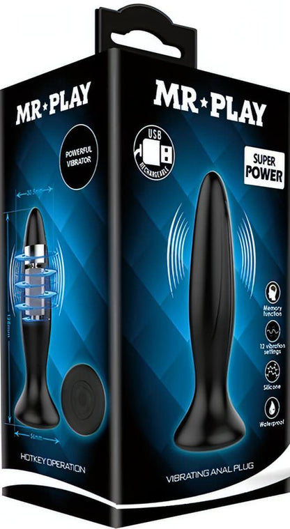 Vibrating Anal Plug - Btantalized.com.au