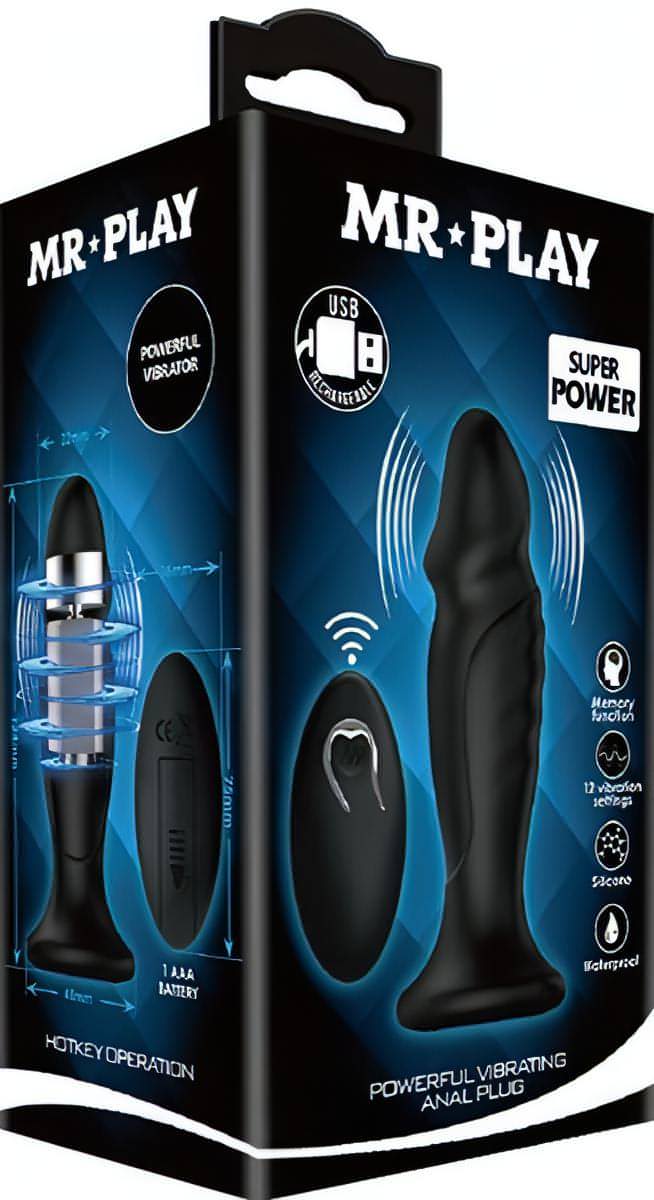 Powerful Vibrating Anal Plug - Btantalized.com.au