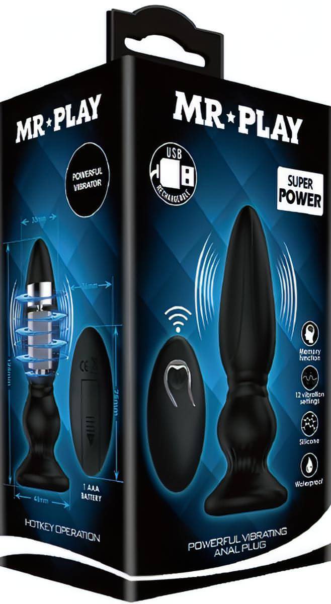 Powerful Vibrating Anal Plug - Btantalized.com.au