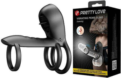 Vibrating Penis Sling Jammy - Btantalized.com.au