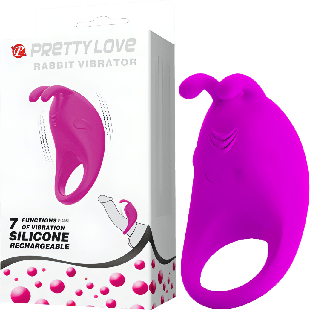 Rechargeable Rabbit Vibrator Cockring - Btantalized.com.au