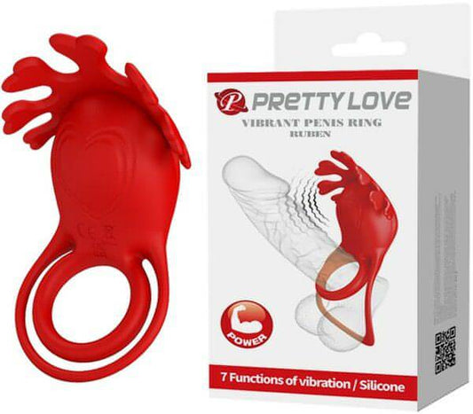 Rechargeable Vibrating Cock Ring Ruben - Btantalized.com.au
