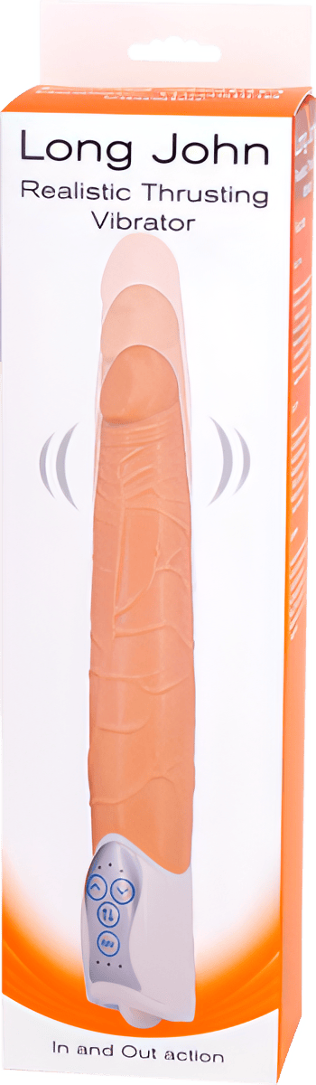Long John Realistic Thrusting Vibrator - Btantalized.com.au