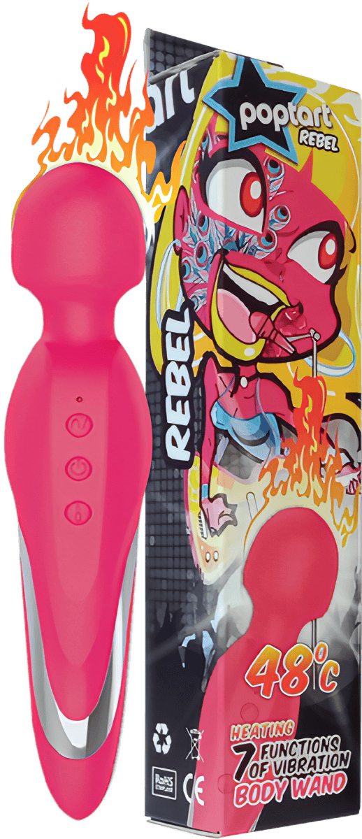Rechargable Warming Body Wand  - Pink - Btantalized.com.au