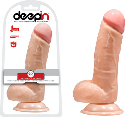 6.5" Realistic Dong With Balls - Btantalized.com.au