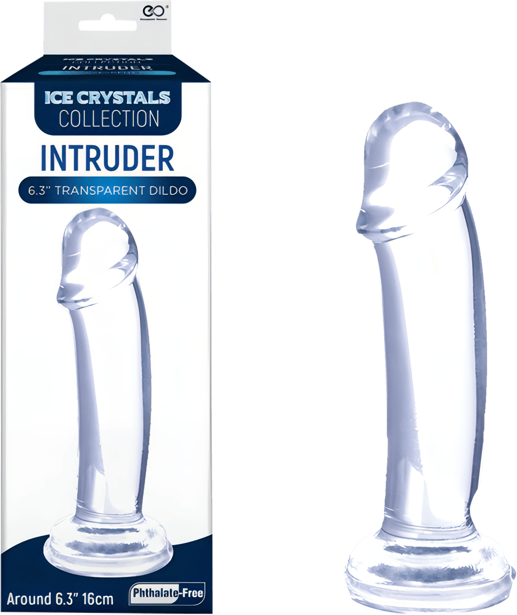Intruder 6.3" Transparent Dildo - Btantalized.com.au