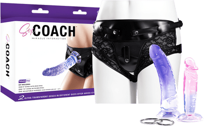 Sex Coach With 6 &amp; 7" Dildo - Btantalized.com.au