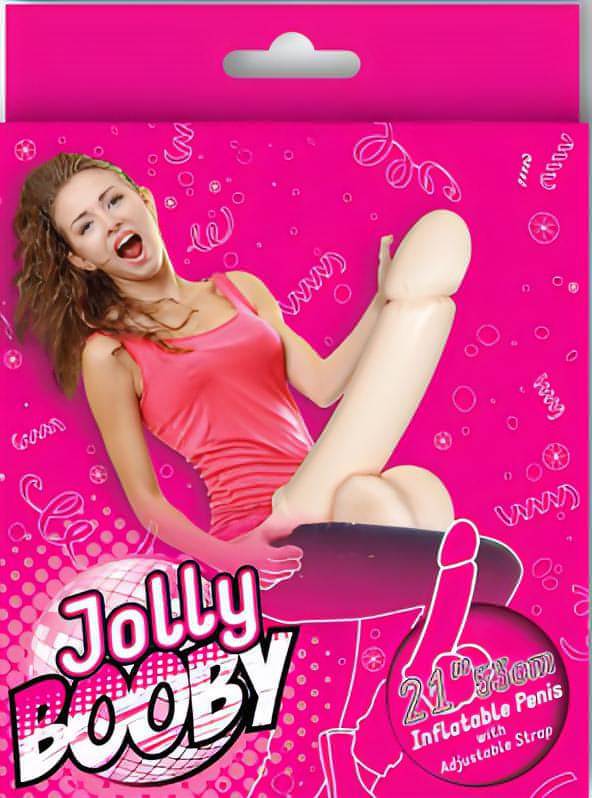 Jolly Booby Inflatable Penis 21" - Btantalized.com.au