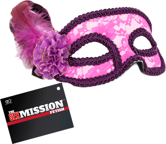 Feathered Masquerade Masks - Btantalized.com.au