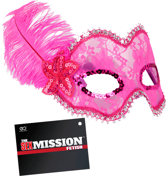 Feathered Masquerade Masks - Btantalized.com.au