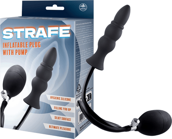 Inflatable Ribbed Plug with Pumps - Btantalized.com.au