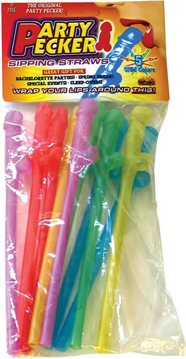 Party Pecker Sipping Straws - Btantalized.com.au