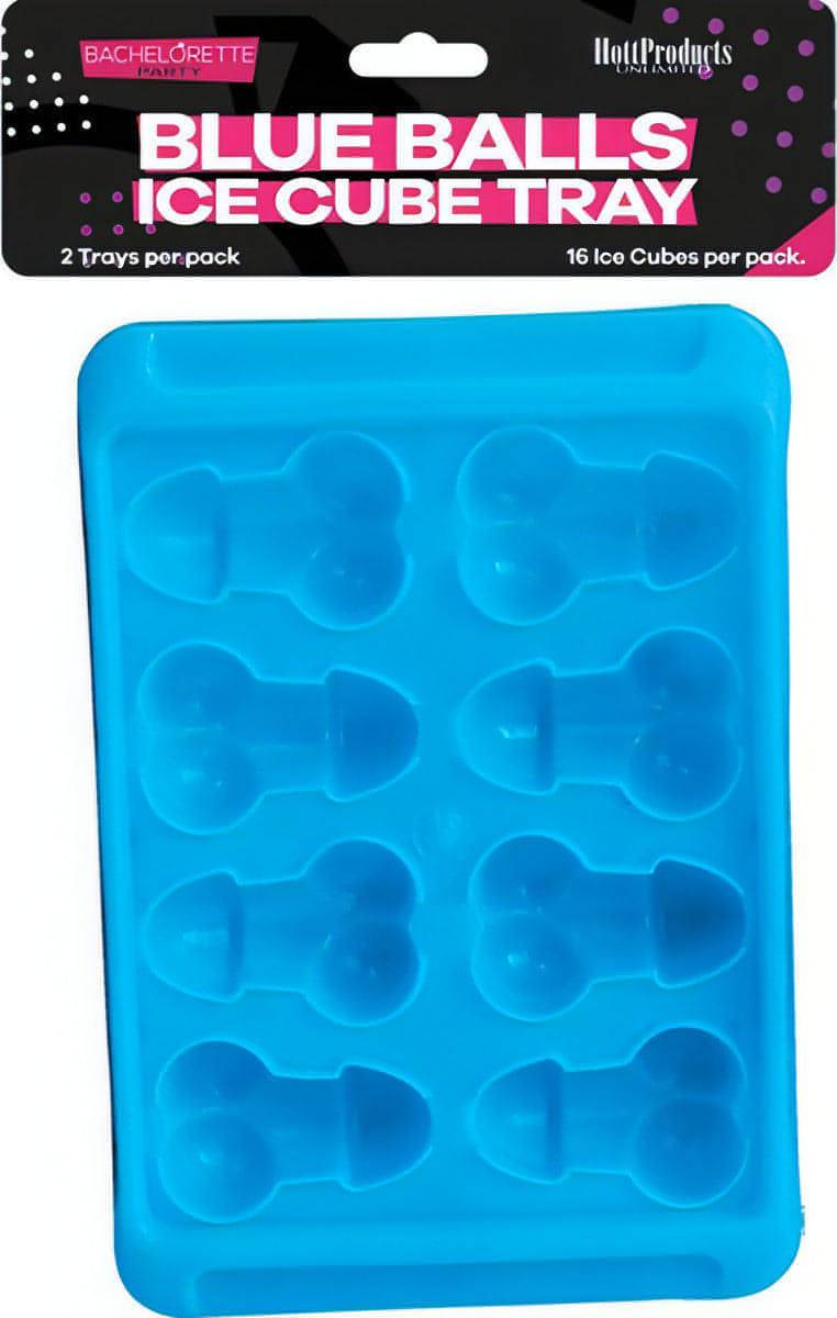 Blue Balls - Penis & Balls Shaped Ice Cube Tray - Btantalized.com.au