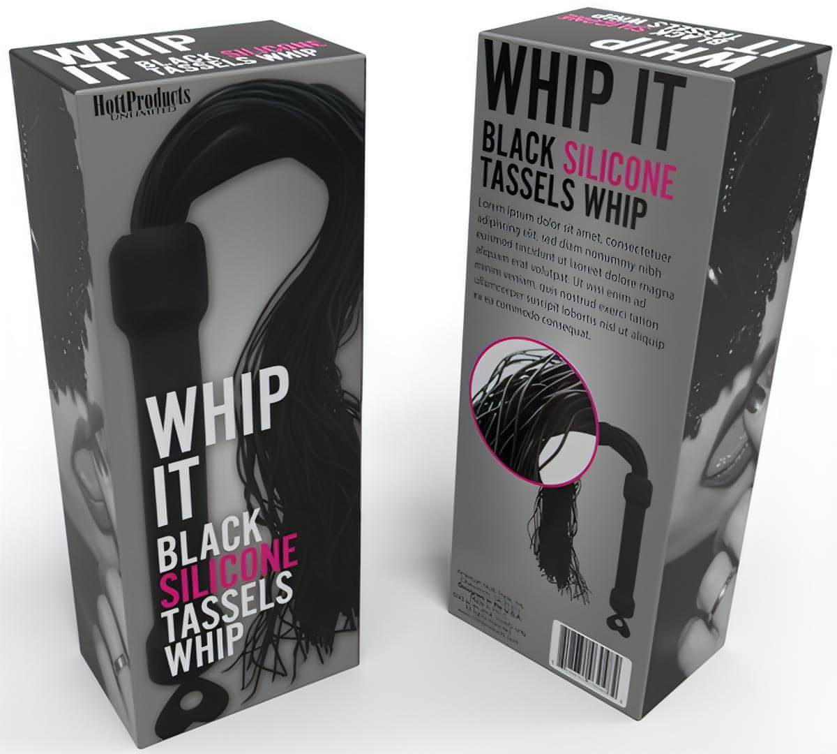Whip It! Black Tassel Whip - Btantalized.com.au