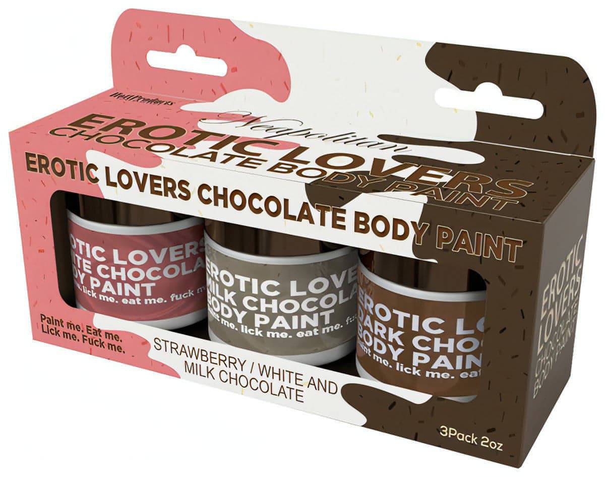 Chocolate Lovers Neapolitan Body Paints - Btantalized.com.au