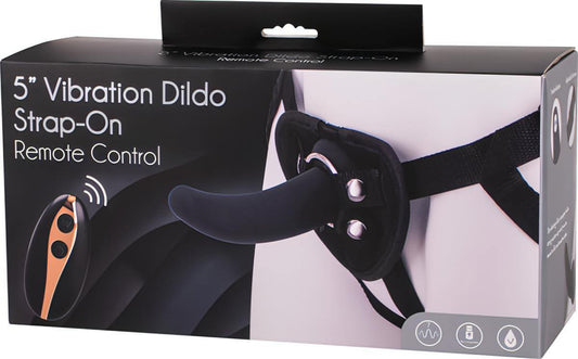 5" Vibrating Dildo Strap-On Remote Control - Btantalized.com.au