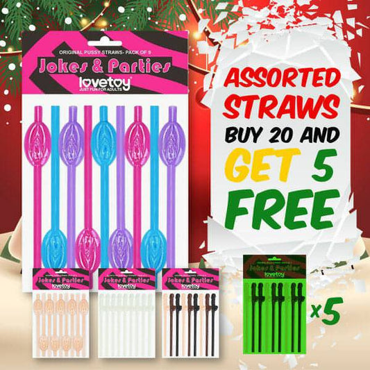Assorted Straws - Btantalized.com.au