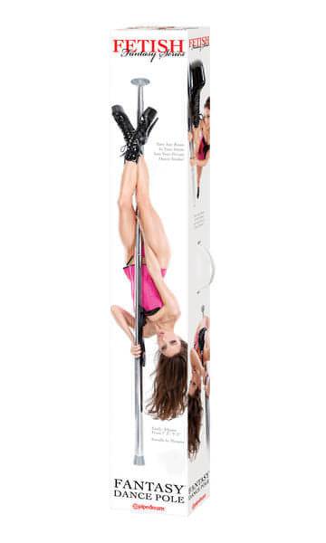 Fetish Fantasy Series Fantasy Dance Pole - Silver - Btantalized.com.au