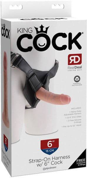 Strap On Harness With 6" Cock - Btantalized.com.au