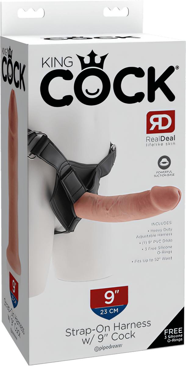 Strap On Harness With 9" Cock - Btantalized.com.au