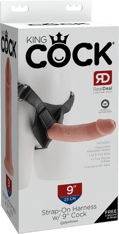 Strap On Harness With 9" Cock - Btantalized.com.au
