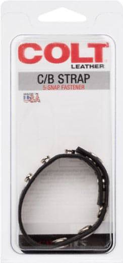 Leather C/b Strap 5-snap Fastener - Btantalized.com.au