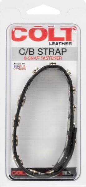 Leather C/b Strap 8-snap Fastener - Btantalized.com.au