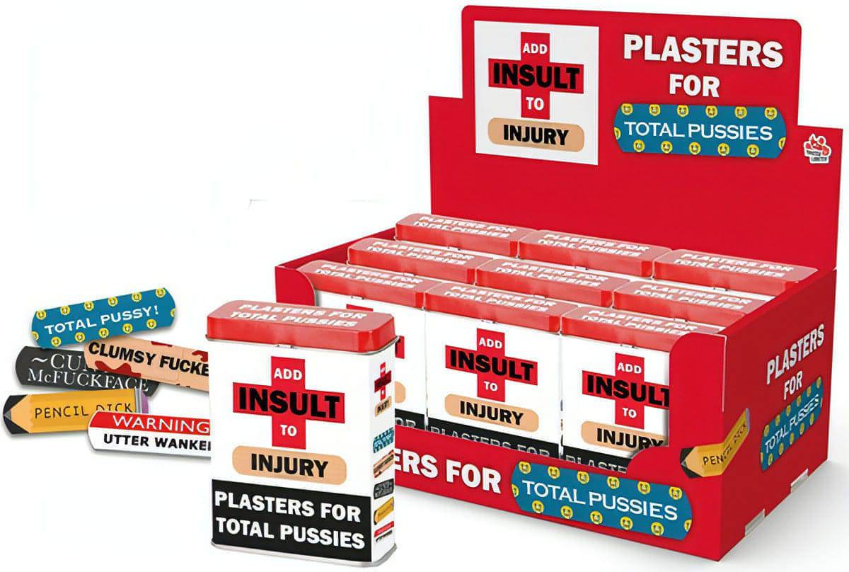 Add Insult To Injury Plasters - Btantalized.com.au
